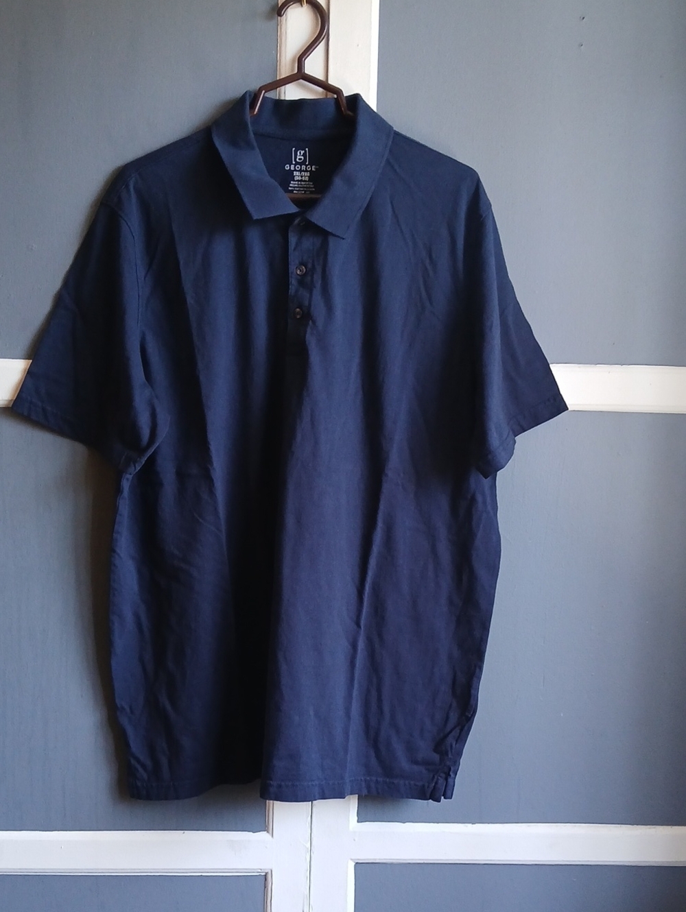 George Men’s Dark Blue Polo Shirt - Short Sleeve